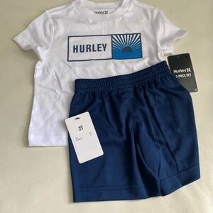 Hurley cute boy shorts top activewear 8012